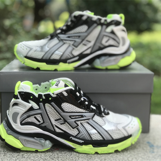 Balenciaga Runner Sneaker In White - DopestKickz