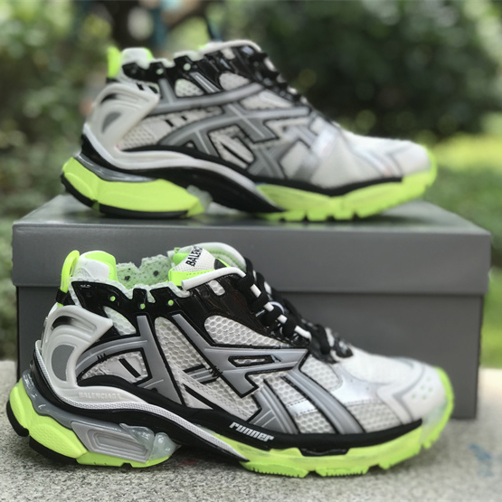 Balenciaga Runner Sneaker In White - DopestKickz