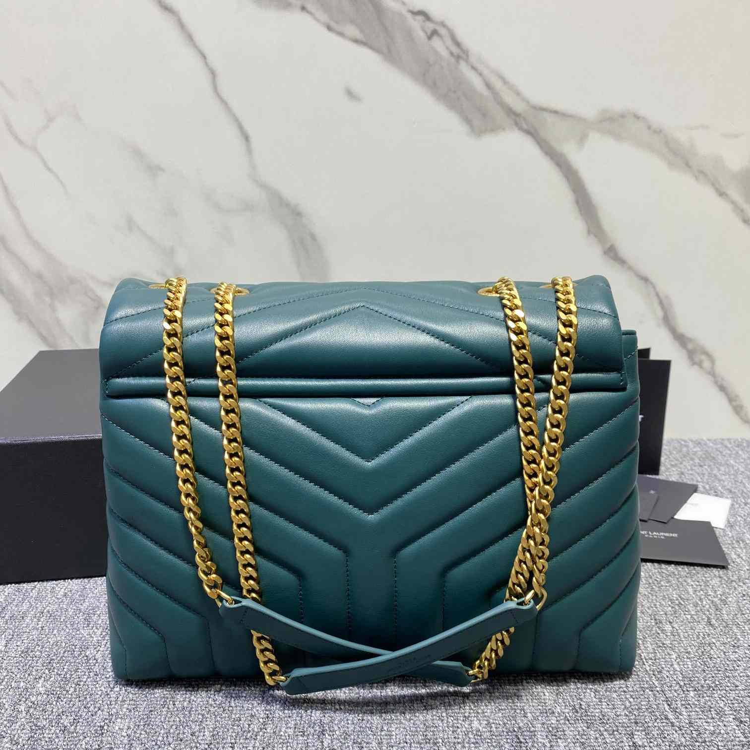 Saint Laurent Loulou Medium Chain Shoulder Bag - DopestKickz