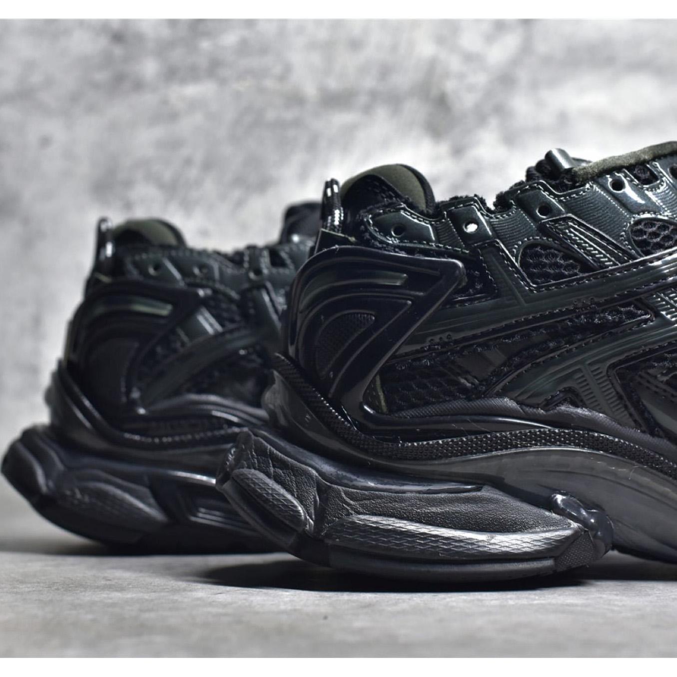 Balenciaga Runner Sneaker In Black - DopestKickz