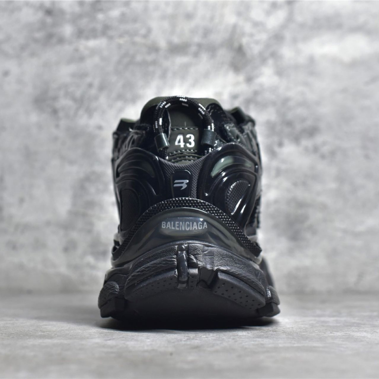 Balenciaga Runner Sneaker In Black - DopestKickz