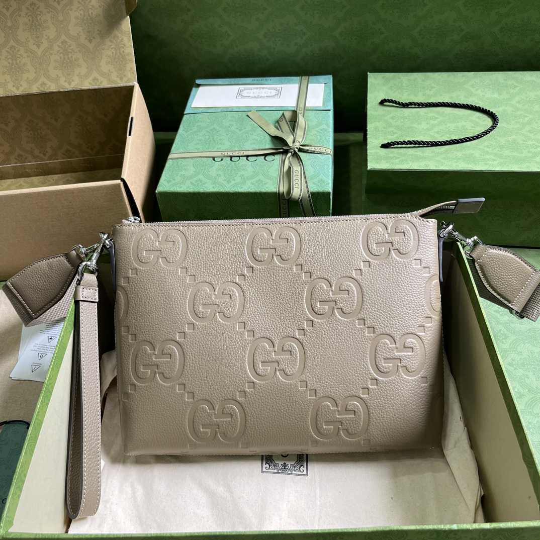 Gucci Jumbo GG Medium Messenger Bag(31-24.5-5cm) - DopestKickz