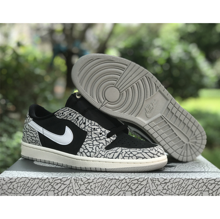 Air Jordan 1 Low OG “Black Cement” Sneaker      CZ0790-001 - DopestKickz
