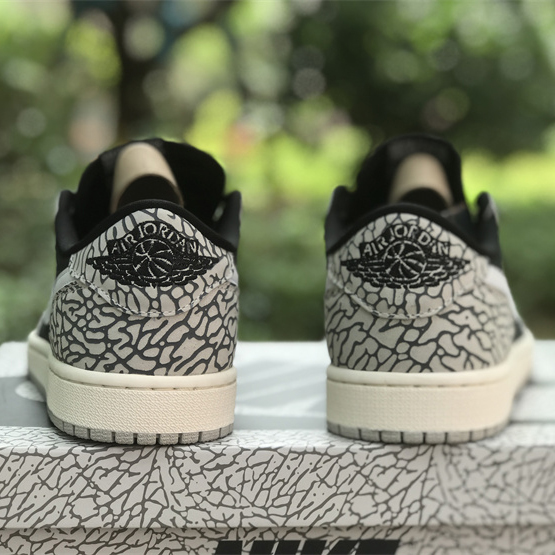 Air Jordan 1 Low OG “Black Cement” Sneaker      CZ0790-001 - DopestKickz