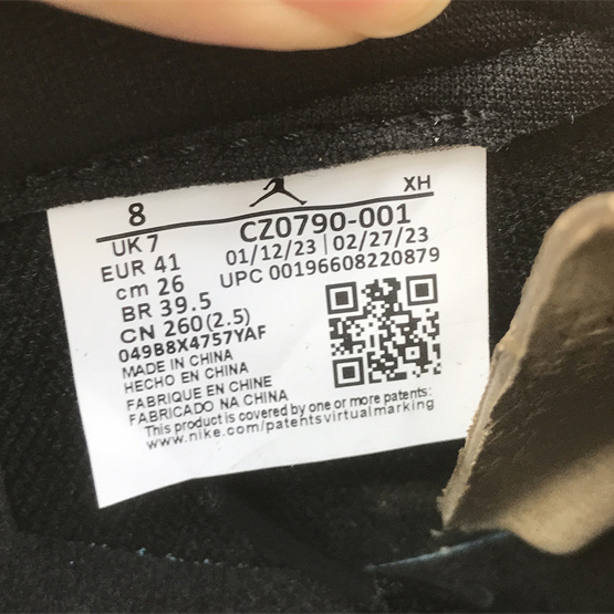 Air Jordan 1 Low OG “Black Cement” Sneaker      CZ0790-001 - DopestKickz