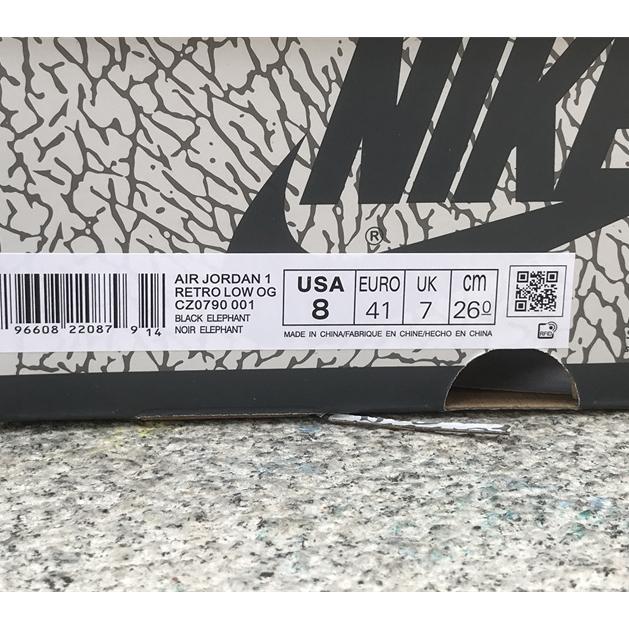 Air Jordan 1 Low OG “Black Cement” Sneaker      CZ0790-001 - DopestKickz