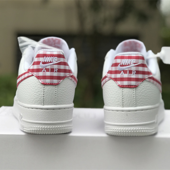 Nike Air Force 1 Low 'Red Gingham' Sneaker       DZ2784-101 - DopestKickz