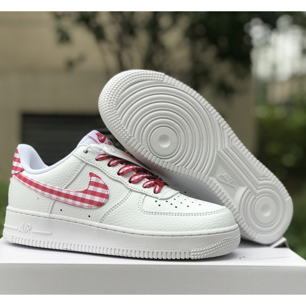 Nike Air Force 1 Low 'Red Gingham' Sneaker       DZ2784-101 - DopestKickz