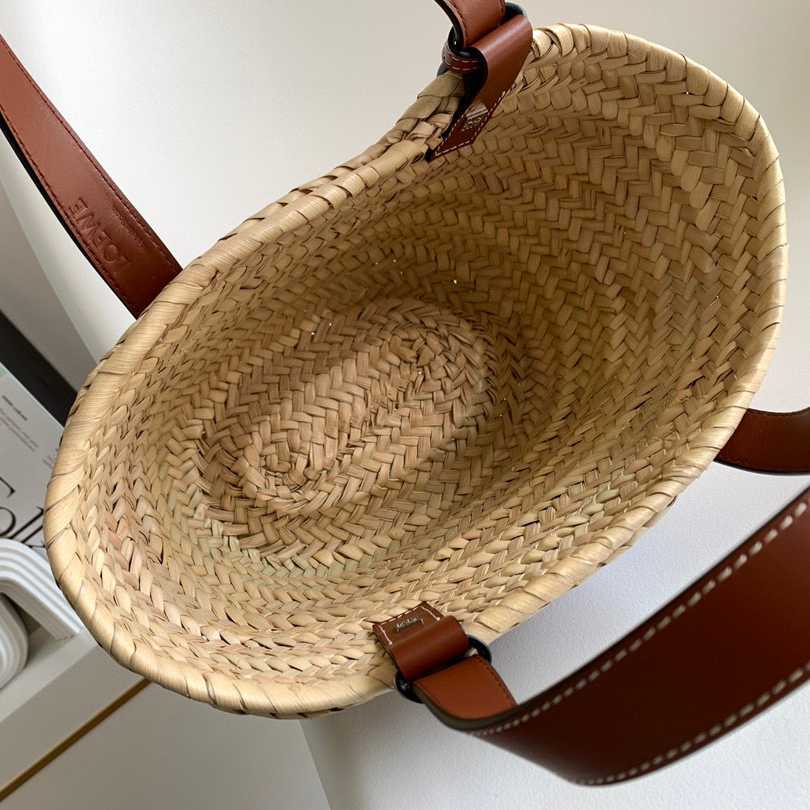 Loewe Basket Bag Woven Raffia  (33*17*13cm ) - DopestKickz