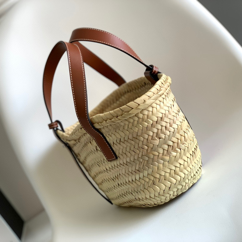 Loewe Basket Bag Woven Raffia  (33*17*13cm ) - DopestKickz
