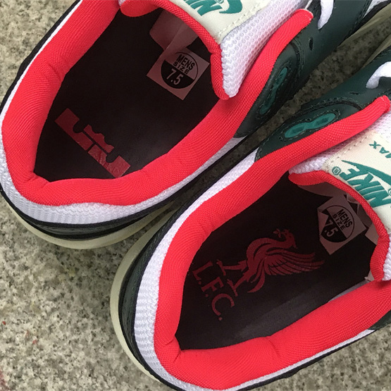 LeBron x Nike Air Max 1 “Liverpool” Sneaker           FB8914-100 - DopestKickz