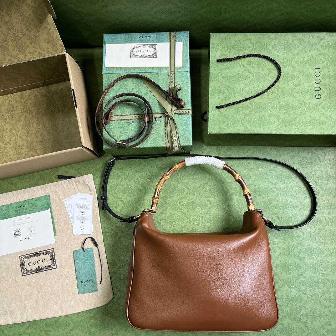 Gucci Diana Large Shoulder Bag(34-26-9cm) - DopestKickz