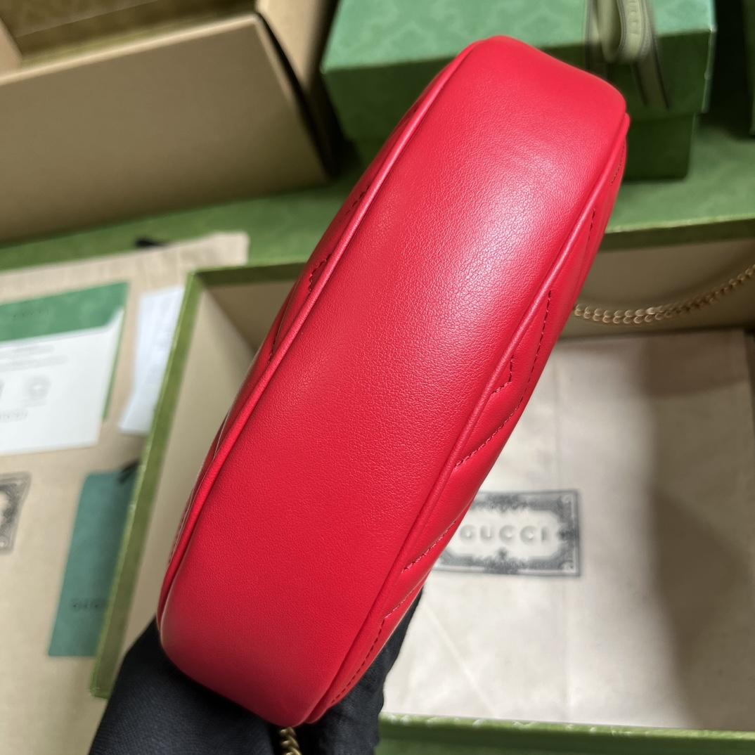 Gucci GG Marmont Matelassé Mini Bag(21.5-11-5cm) - DopestKickz