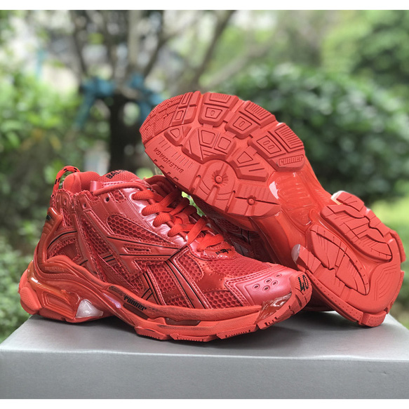 Balenciaga Runner Sneaker In Red - DopestKickz