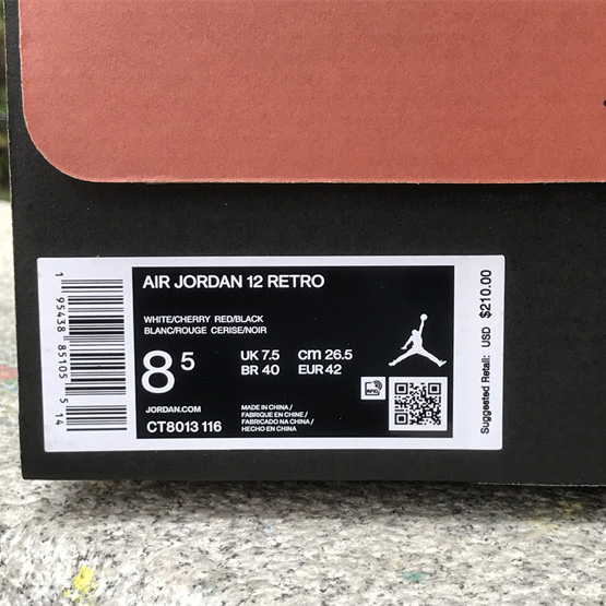 Air Jordan 12 “Cherry” Sneaker      CT8013-116  - DopestKickz