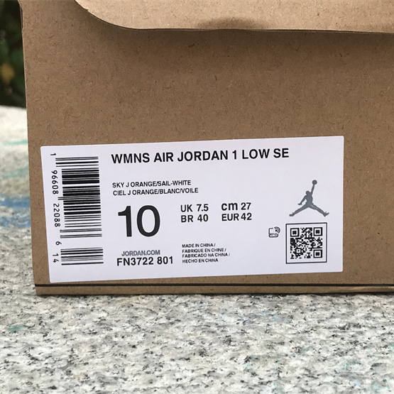 Air Jordan 1 Low SE “Canvas”Sneaker      FN3722-801 - DopestKickz