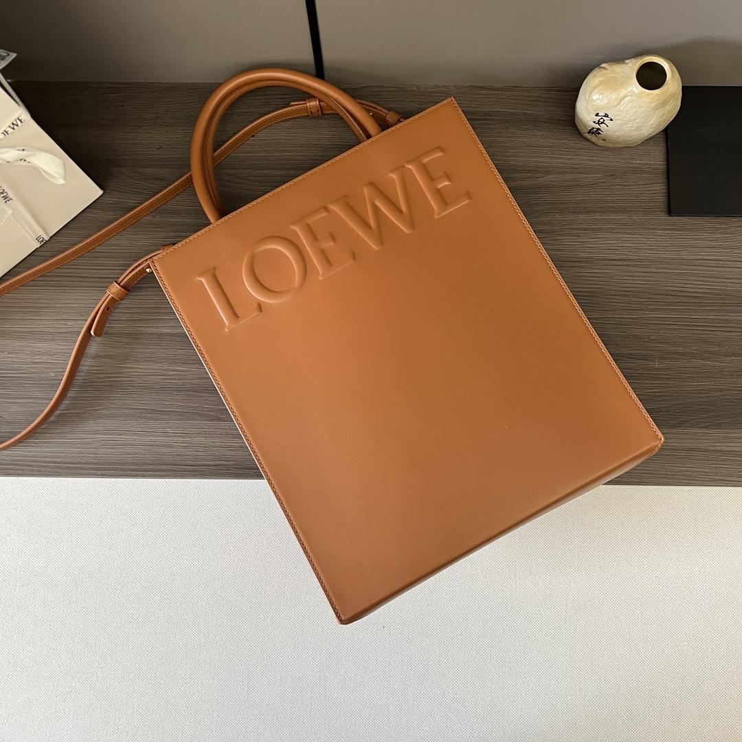 Loewe Standard A4 Tote In Sleek Calfskin - DopestKickz