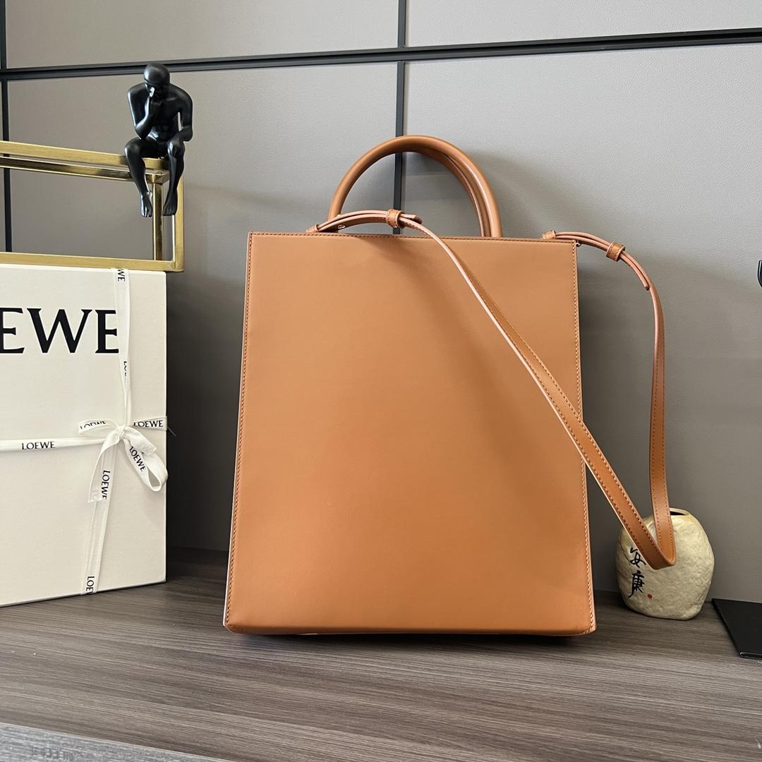 Loewe Standard A4 Tote In Sleek Calfskin - DopestKickz