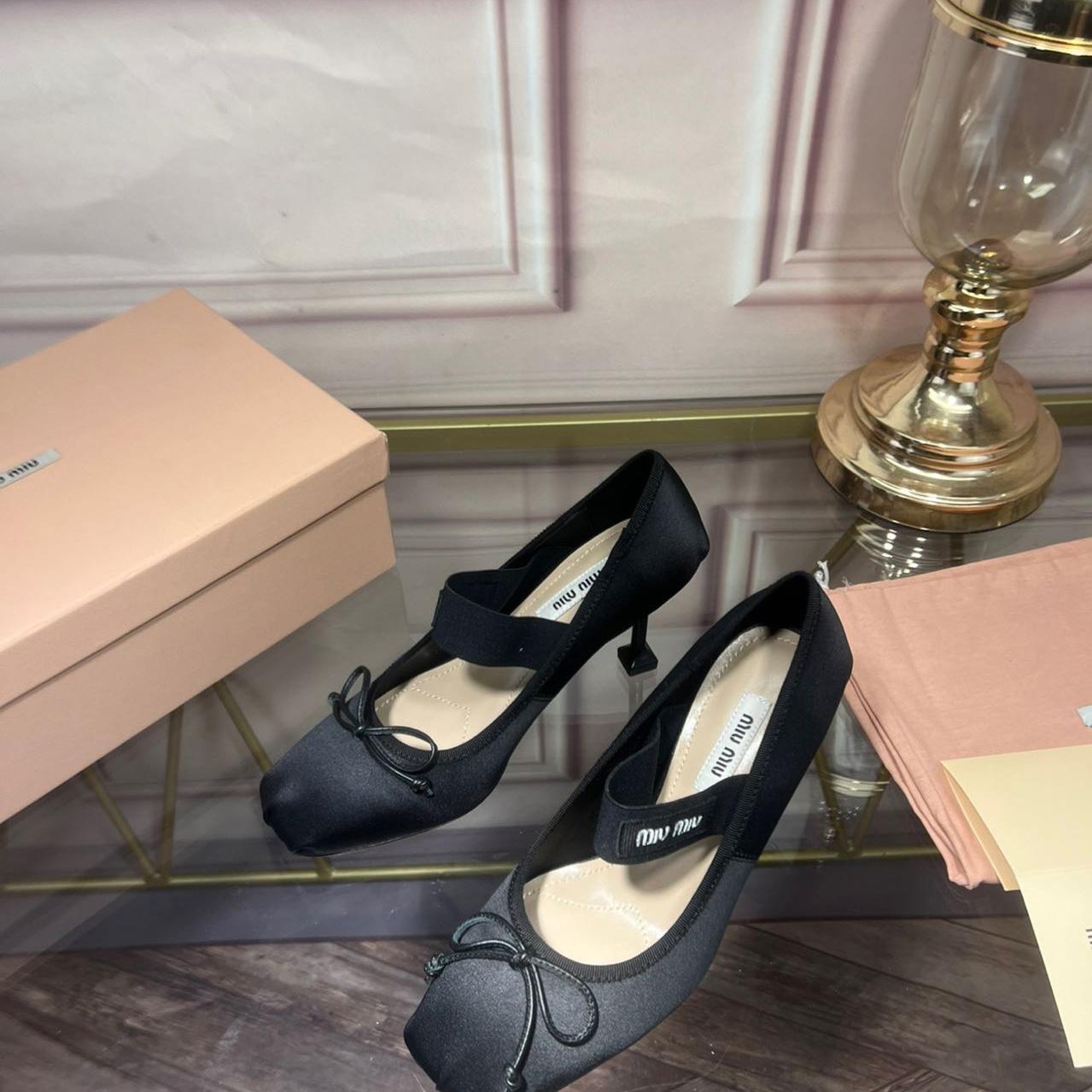 Miu Miu Satin Pumps - DopestKickz
