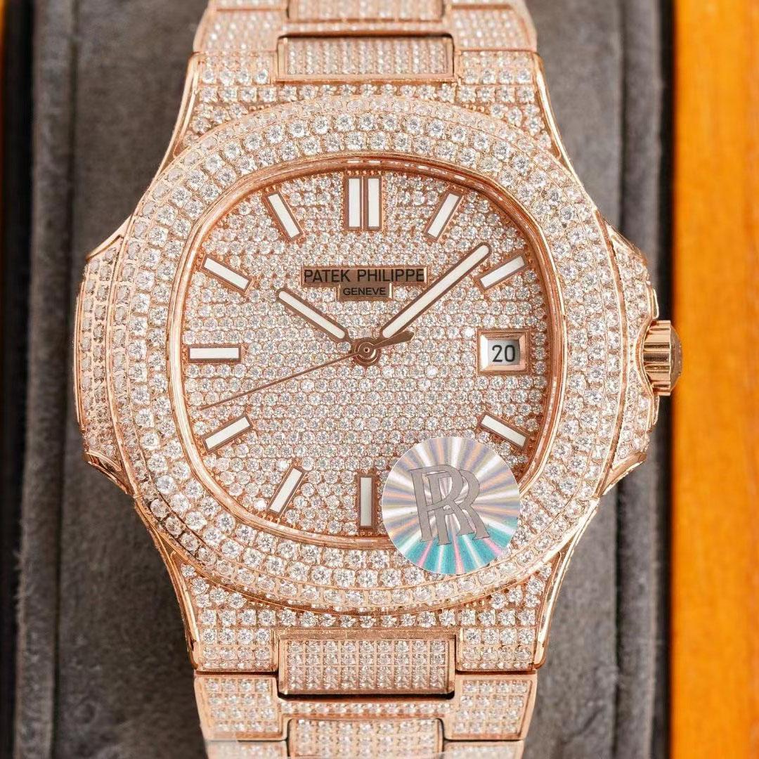 Patek Philipps Aquanaut Diamond Watch - DopestKickz