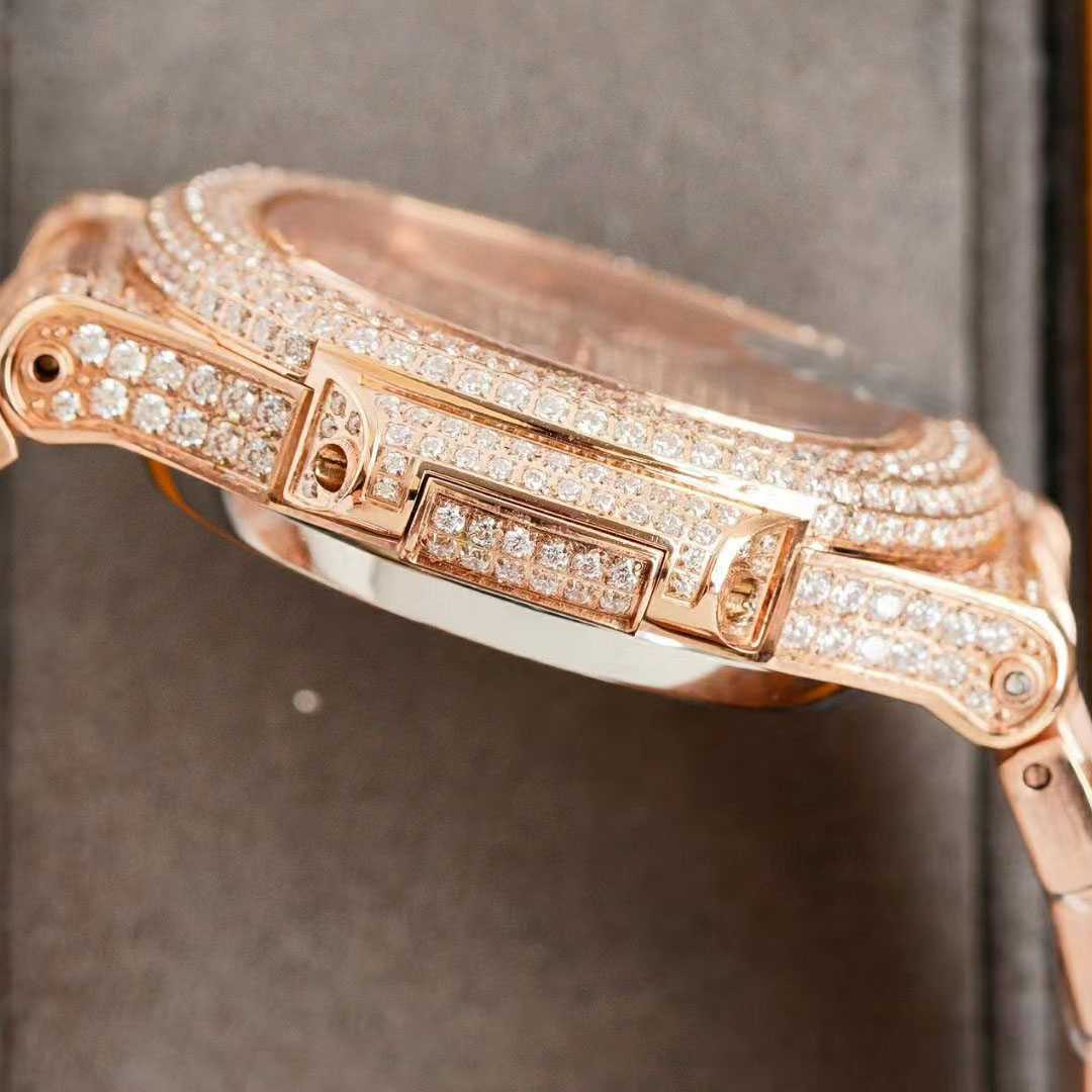 Patek Philipps Aquanaut Diamond Watch - DopestKickz