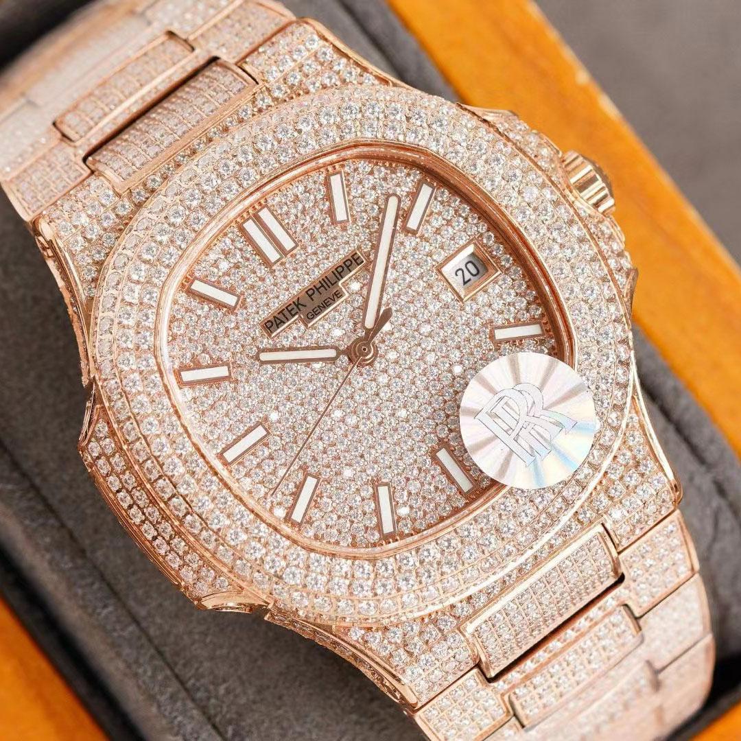 Patek Philipps Aquanaut Diamond Watch - DopestKickz