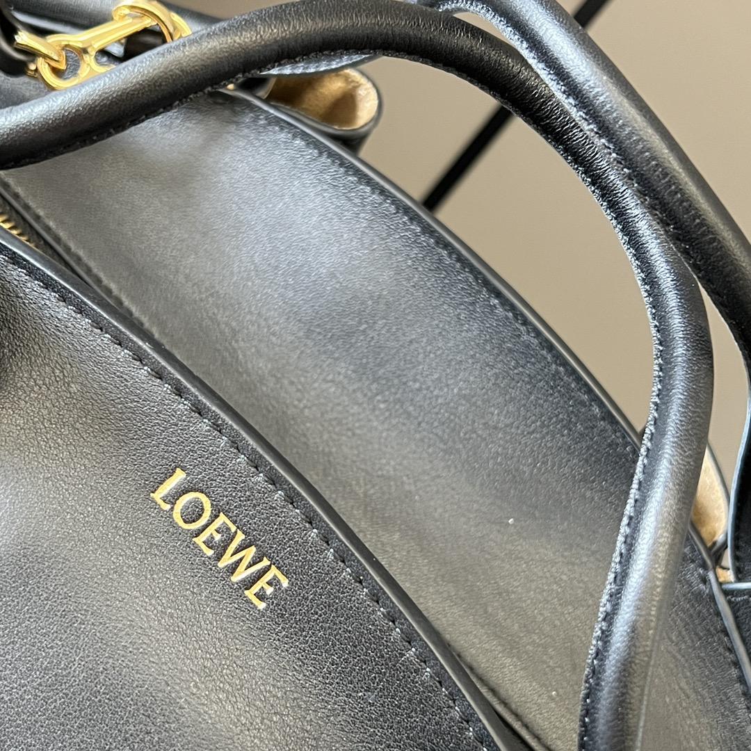 Loewe Small Paseo Bag In Shiny Nappa Calfskin - DopestKickz