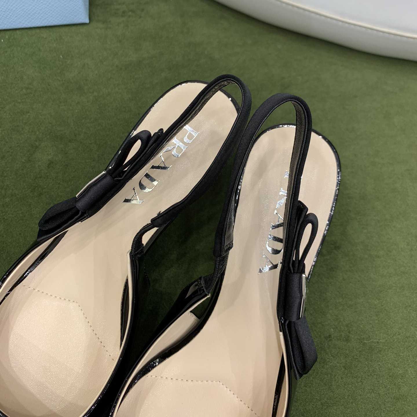 Prada Patent Leather Slingbacks - DopestKickz