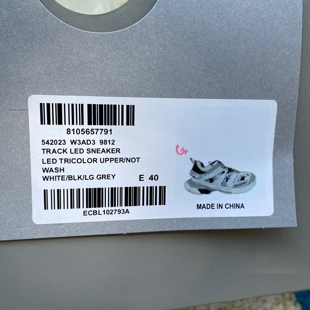 Balenciaga Track Sneaker LED In White - DopestKickz