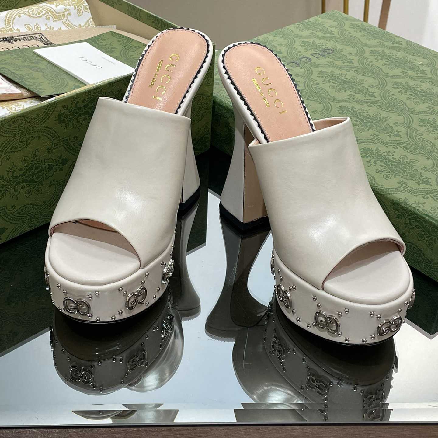 Gucci Women's Platform Slide Sandal - DopestKickz