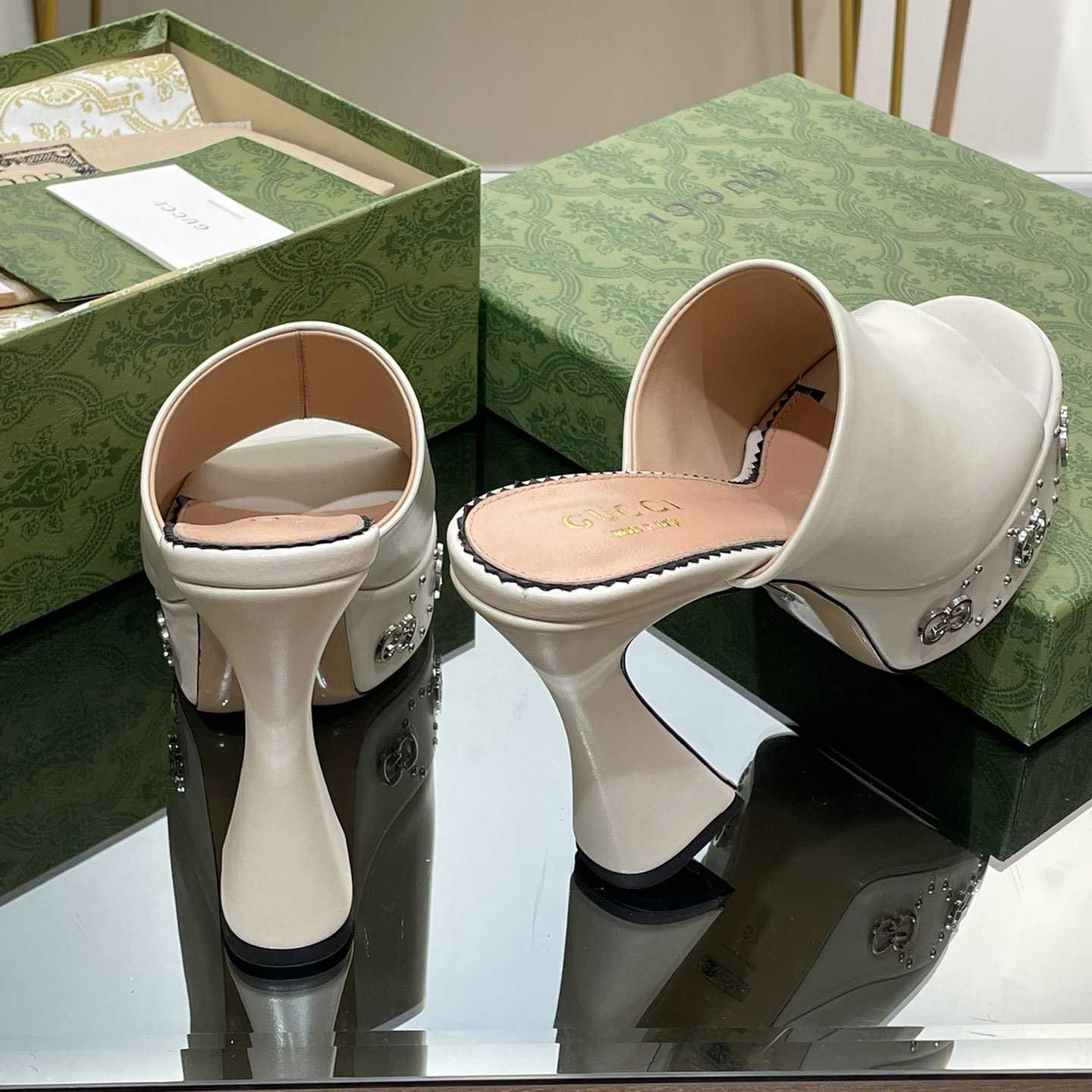 Gucci Women's Platform Slide Sandal - DopestKickz