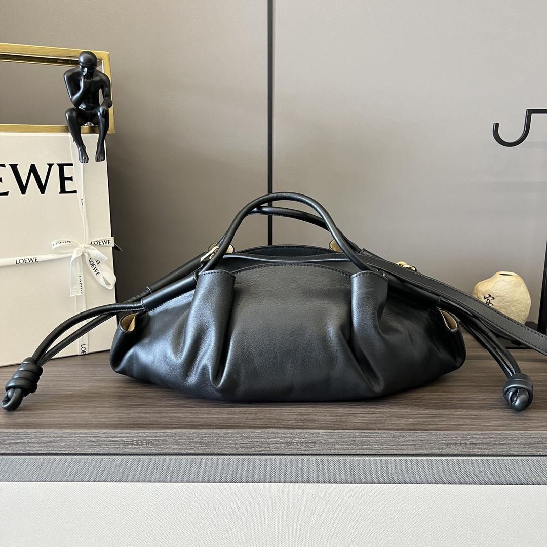 Loewe Paseo Bag In Shiny Nappa Calfskin - DopestKickz