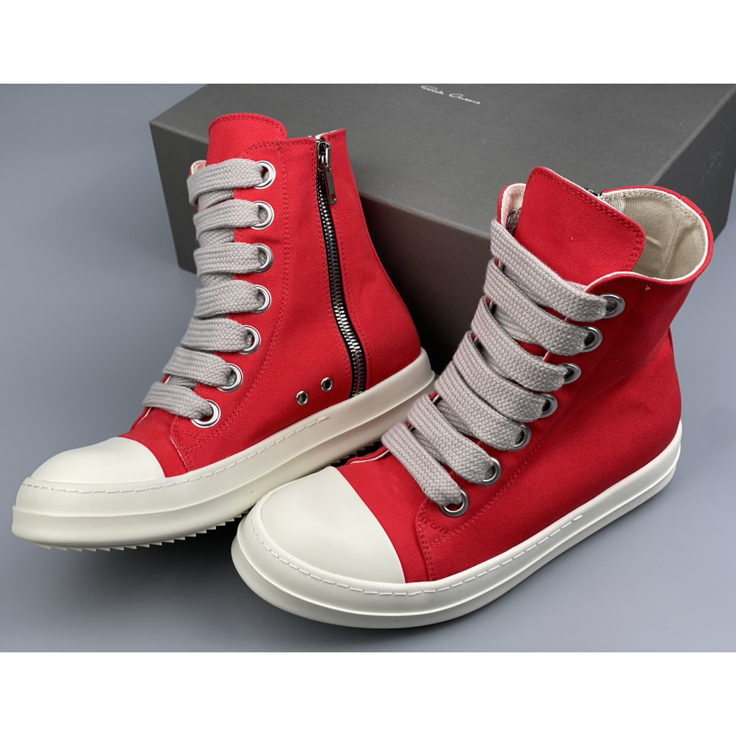 Rick Owens High-Top Sneakers - DopestKickz