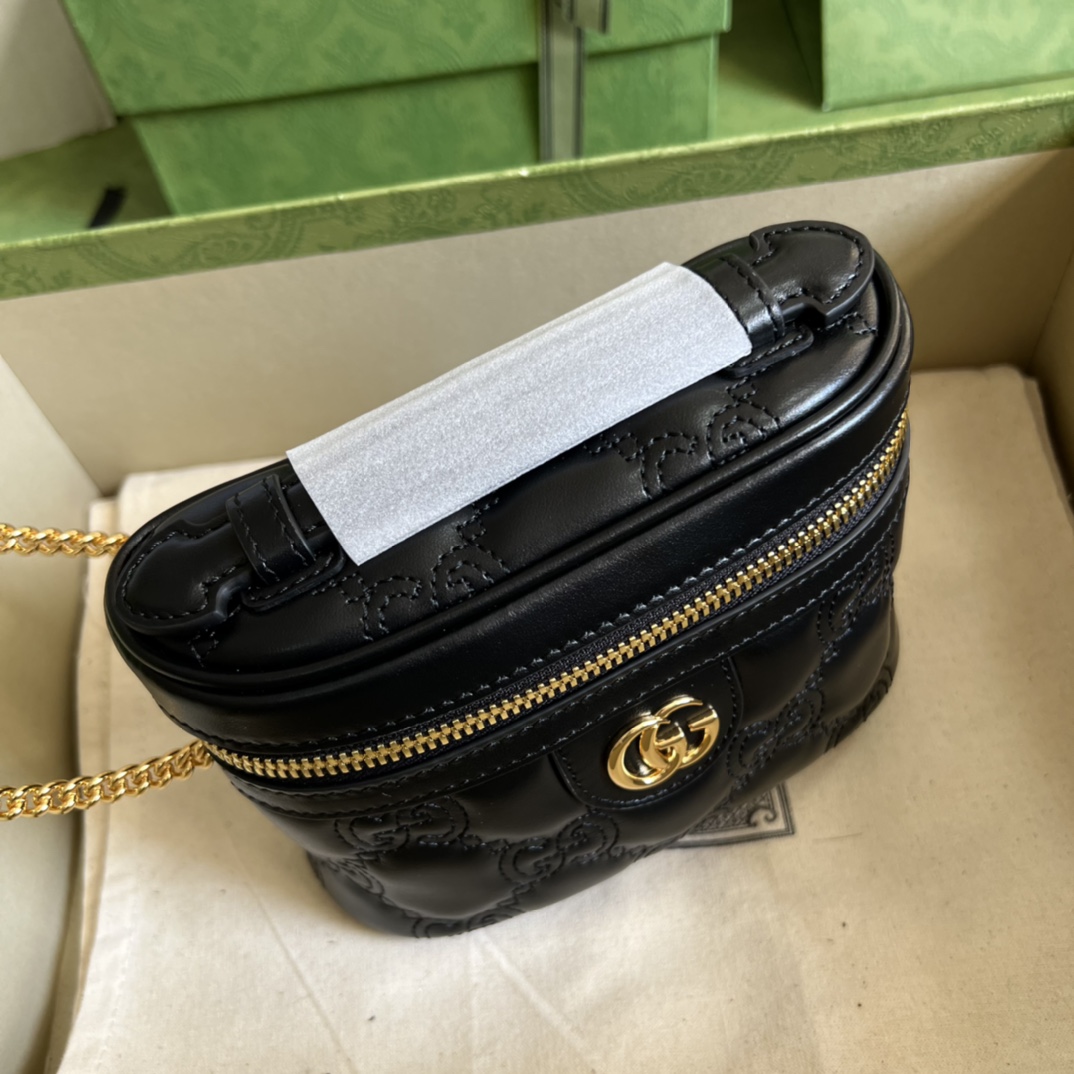 Gucci GG Matelassé Top Handle Mini Bag(16-10.5-5cm) - DopestKickz