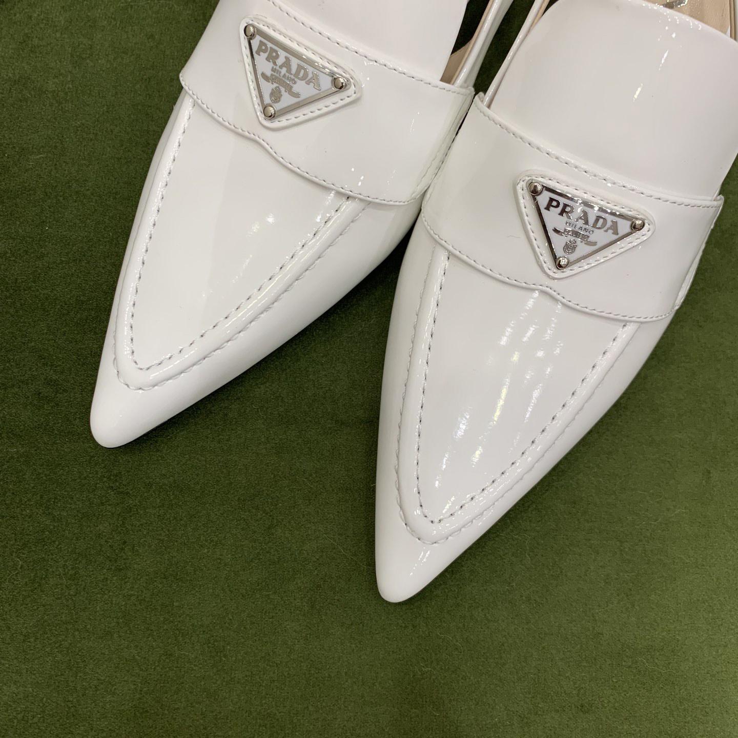 Prada Patent Leather Slingbacks - DopestKickz