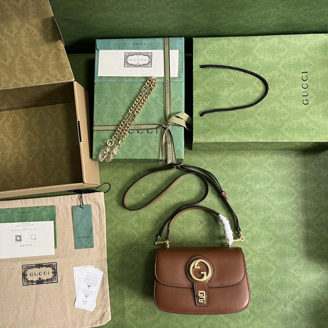 Gucci Blondie Small Top Handle Bag(23-15-11cm) - DopestKickz