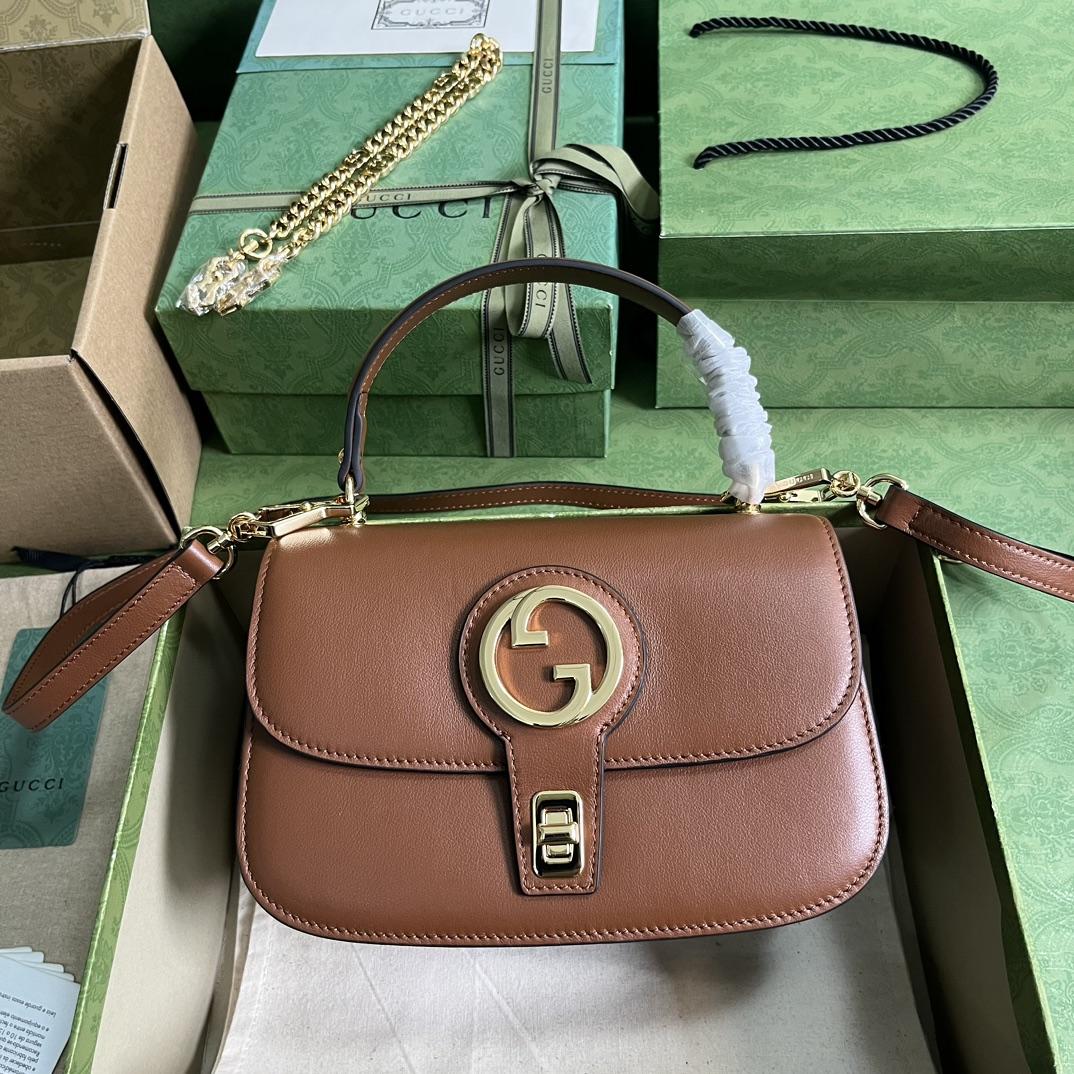 Gucci Blondie Small Top Handle Bag(23-15-11cm) - DopestKickz