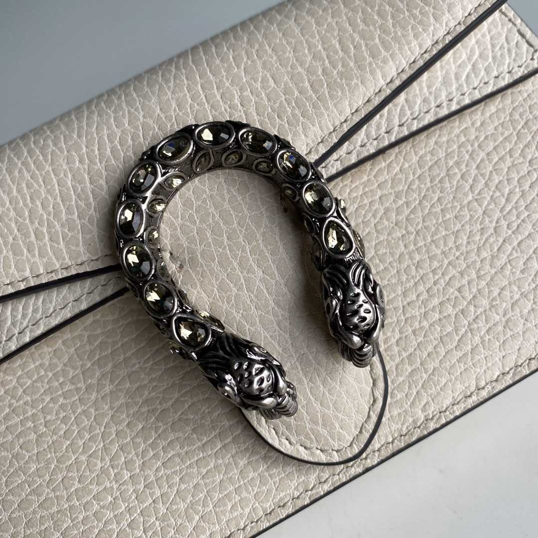 Gucci Dionysus Super Mini Leather Bag(16.5-10-4.5cm)    - DopestKickz