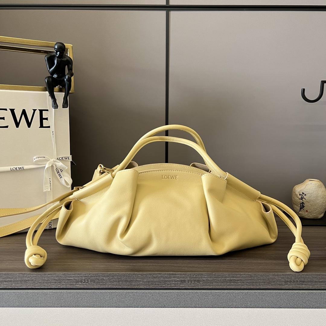Loewe Paseo Bag In Shiny Nappa Calfskin - DopestKickz