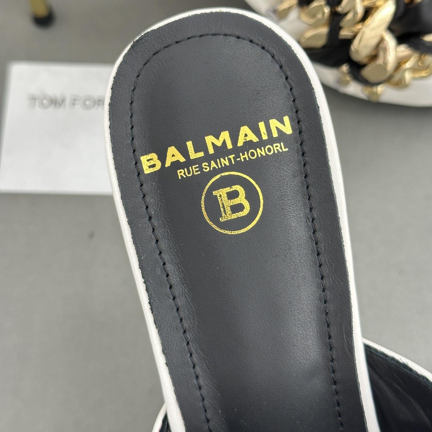 Balmain Chain-link Detail 110mm Pumps - DopestKickz