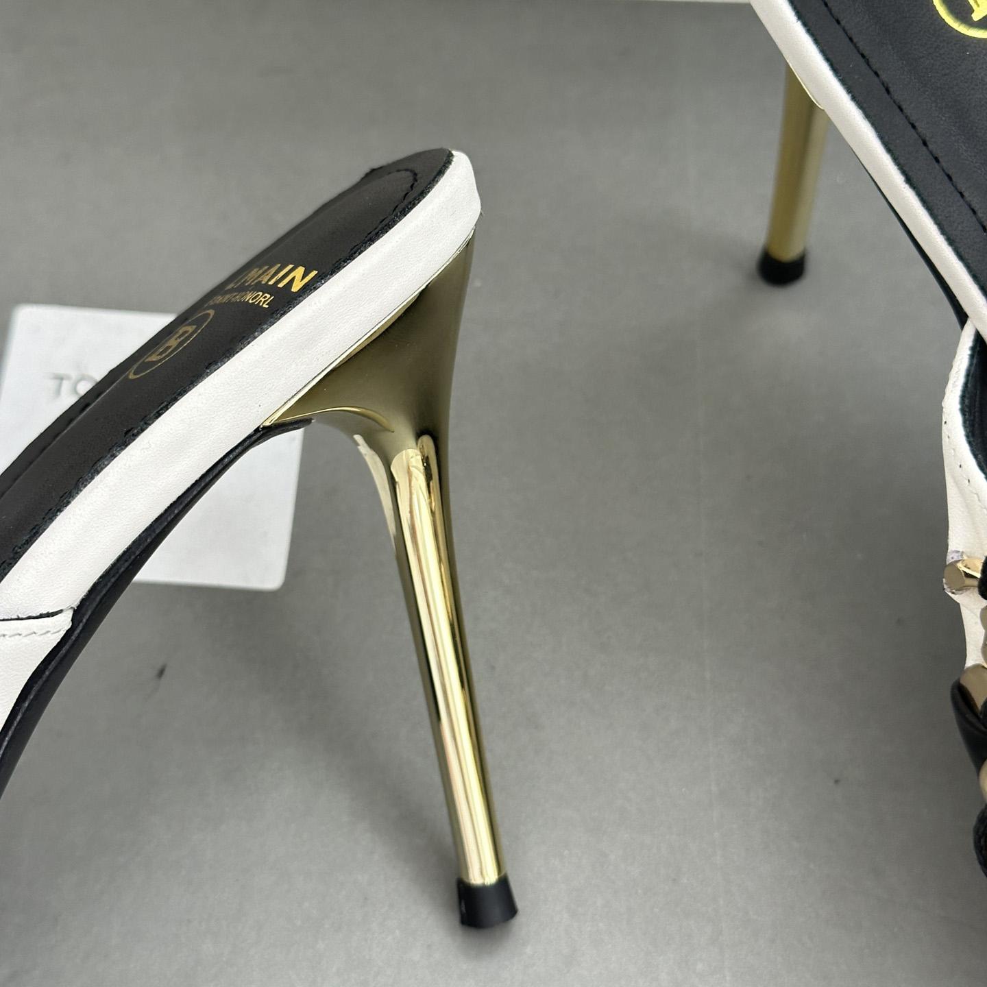 Balmain Chain-link Detail 110mm Pumps - DopestKickz