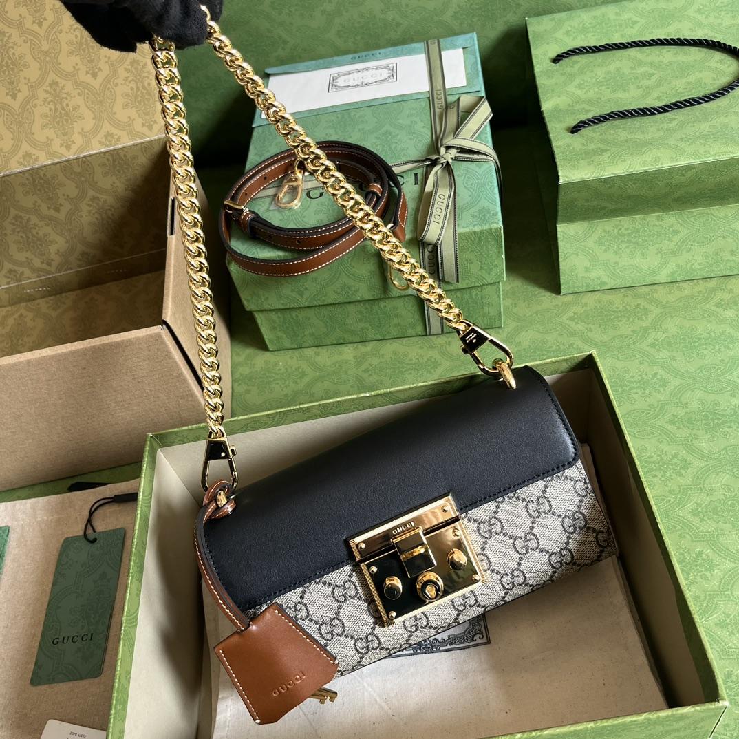 Gucci Padlock Mini Shoulder Bag(22x 11.5x 7.5cm) - DopestKickz