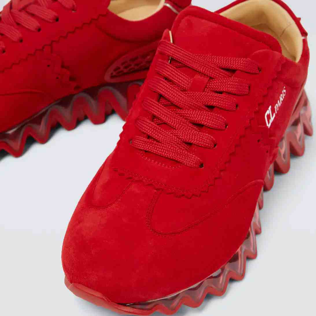 Christian Louboutin Loubishark Suede Sneakers - DopestKickz