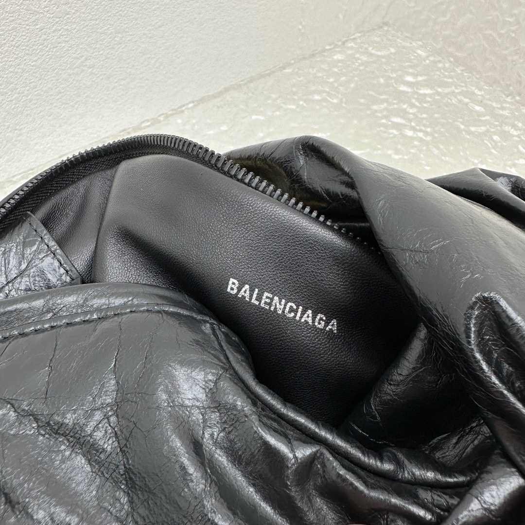 Balenciaga Puffer Small Bag In Black - DopestKickz