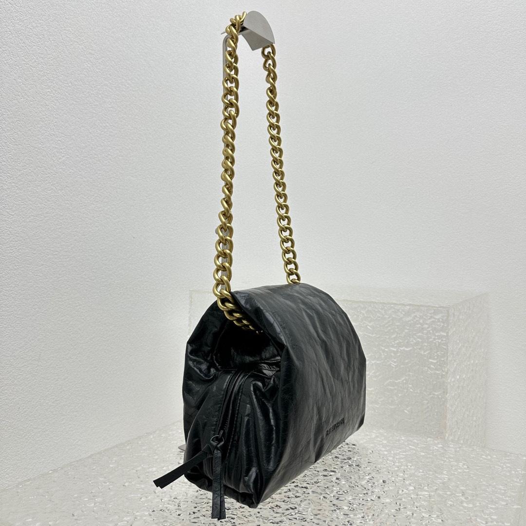 Balenciaga Puffer Small Bag In Black - DopestKickz