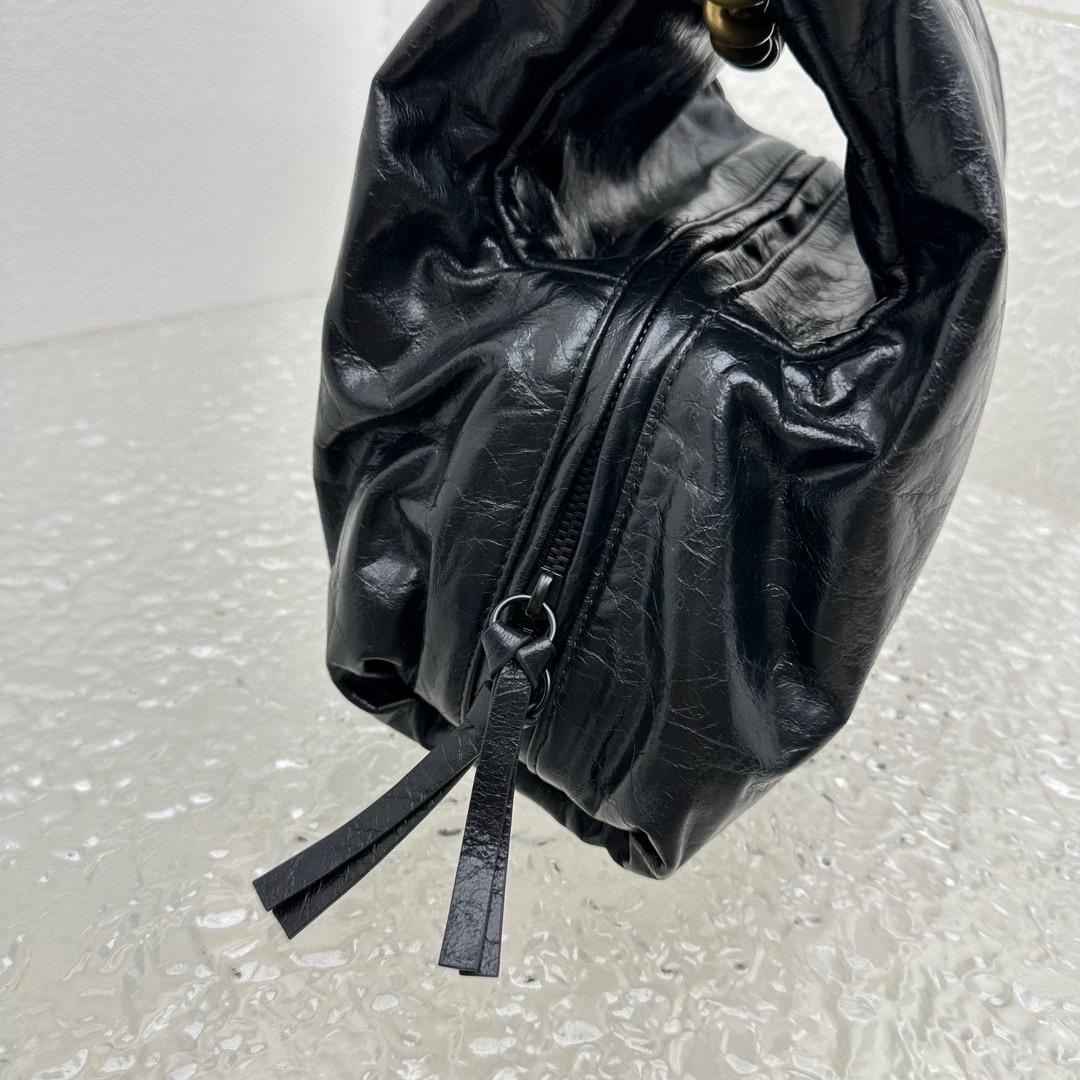 Balenciaga Puffer Small Bag In Black - DopestKickz