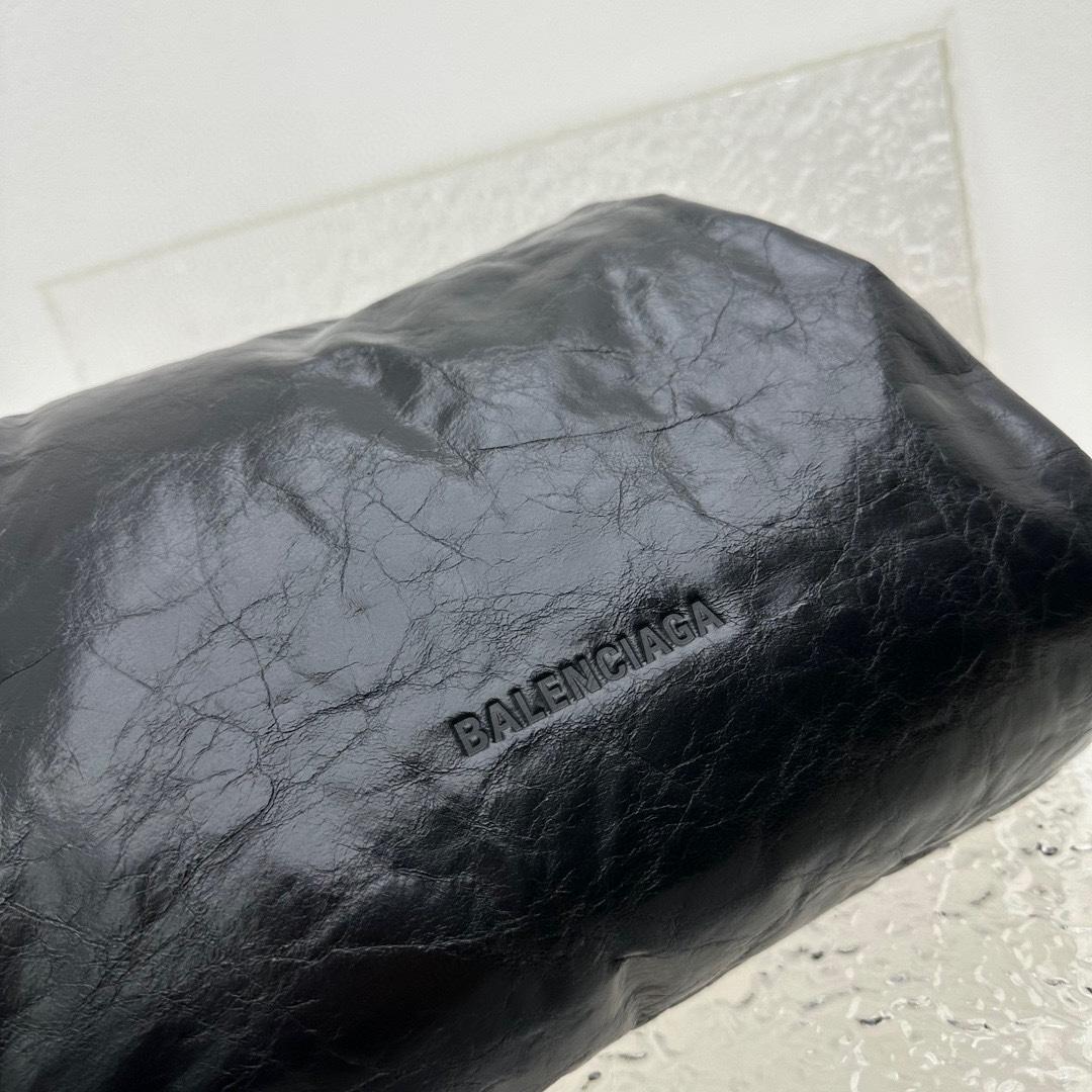 Balenciaga Puffer Small Bag In Black - DopestKickz