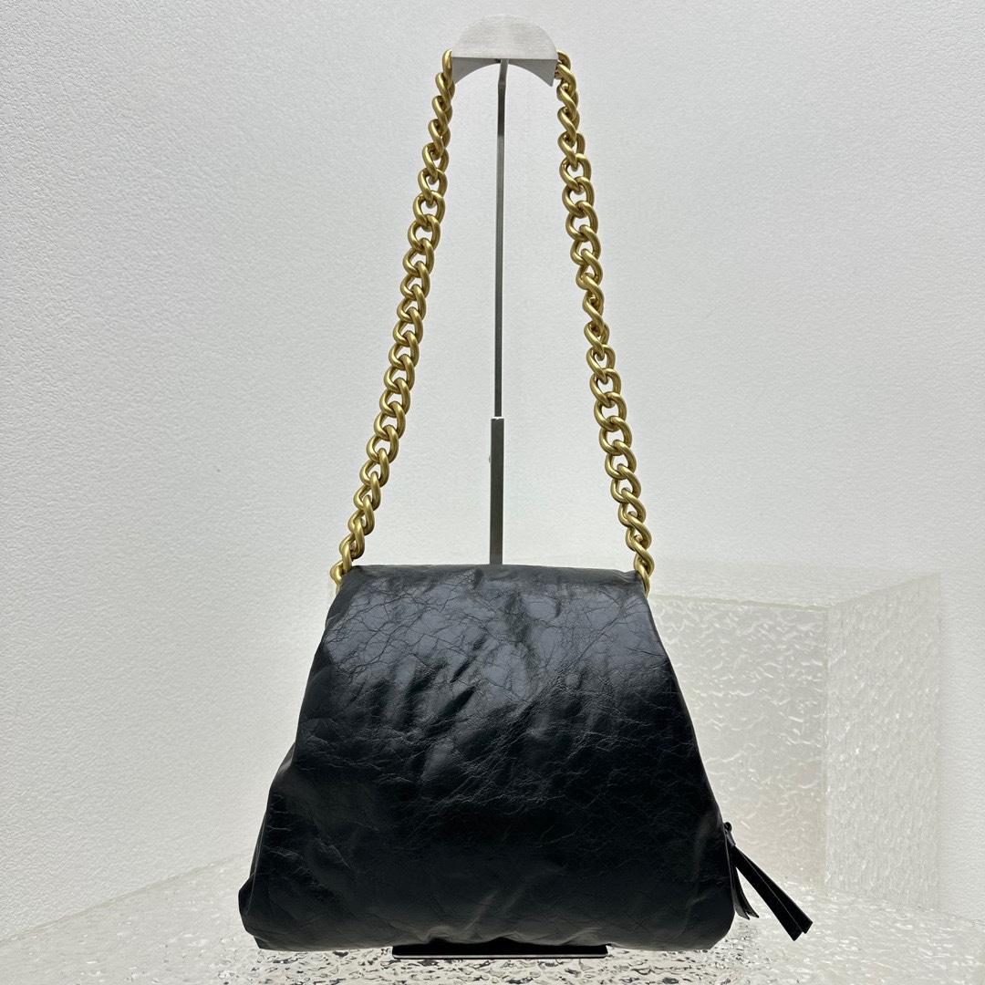 Balenciaga Puffer Small Bag In Black - DopestKickz