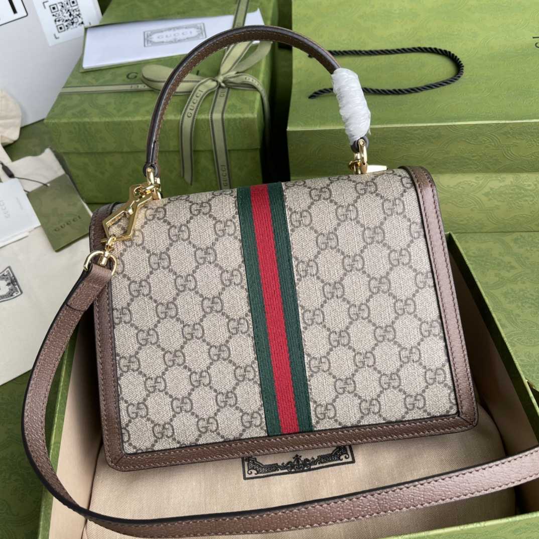 Gucci Ophidia GG Small Top Handle Bag(25-17.5-7cm) - DopestKickz