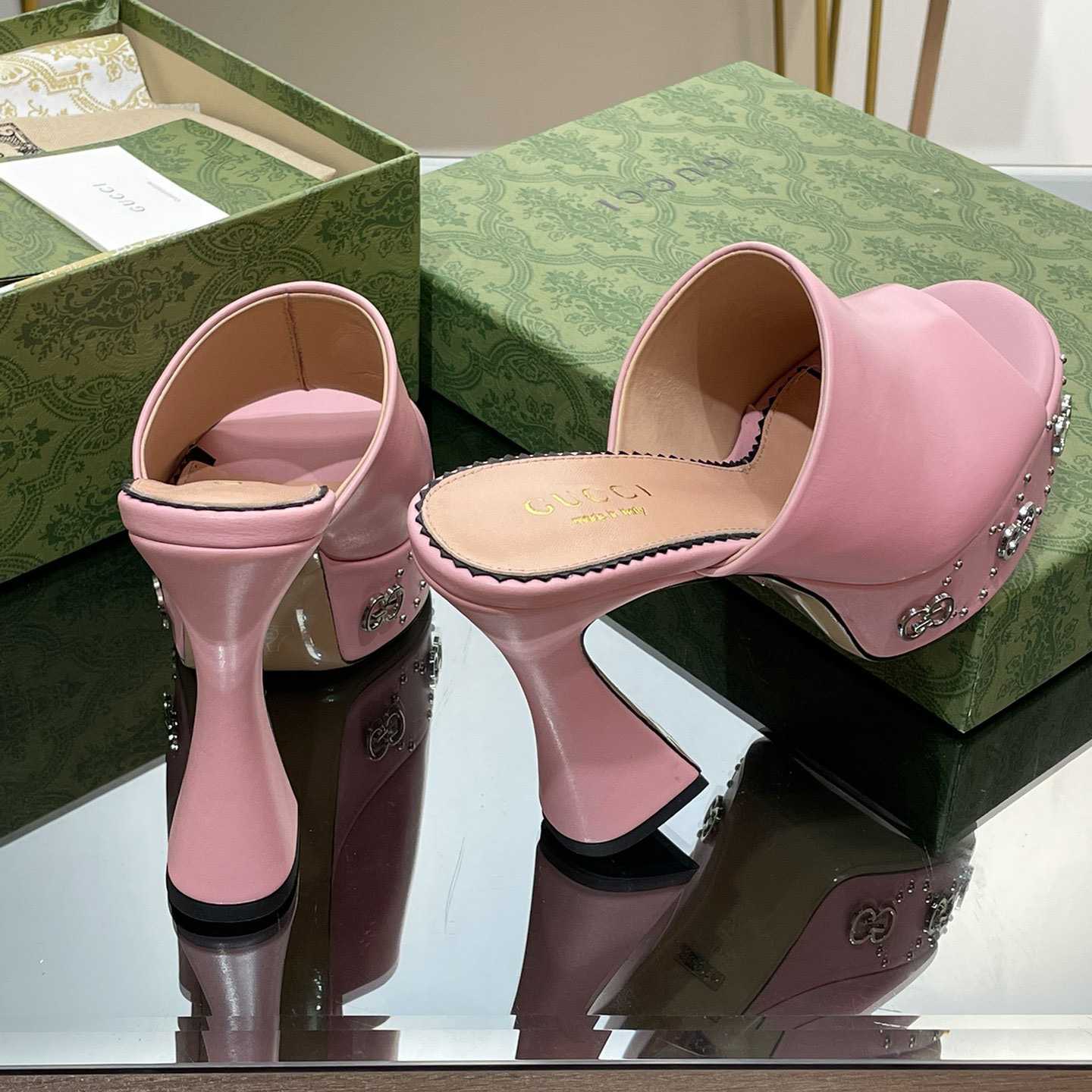 Gucci Women's Platform Slide Sandal - DopestKickz